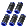 PATIKIL 5/8 Inches Push to Connect Fittings, 5Pcs Plastic Air