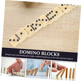 Kisangel 1 Set Dominoes Game for Adults Domino Block Board Game for Family Gatherings with Dots Engaging Fun for All Ages