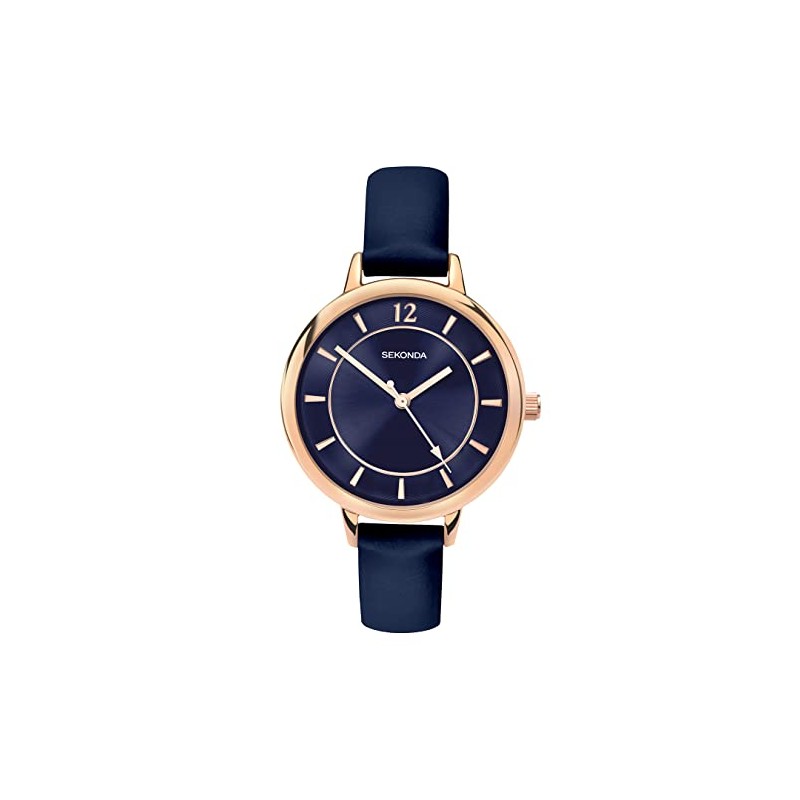 Sekonda Women's Quartz Watch with Blue Dial Analogue Display and