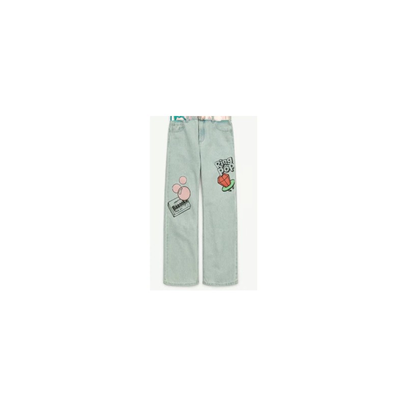 Justice Girls Ring Pop Collab Jeans, Size 10