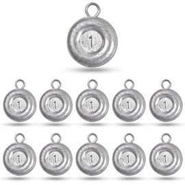 Disc Sinkers Fishing Weights Coin Sinkers Saltwater Surf Fishing Weights Flat Sinkers Bottom Drifting Trolling Catfishing Fishing Sinkers Weights Saltwater Tackle 1oz 2oz 3oz 4oz 5oz 6oz 8oz