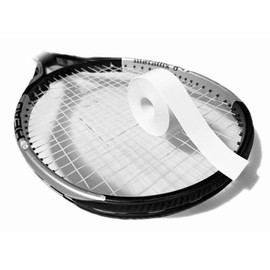 NeoPRO Tennis Racket Protection Tape, Racket Head AntiScratch Frame Guard PU TPU Sticker (30mm Wide, White, 1 Roll (5m))