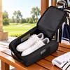 Golf Shoe Bag for Travel, Breathable Oxford Shoe Carrier with