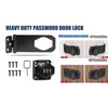 Litensh Household Cabinet Password Lock Hasp Locks Stainless Steel Combination