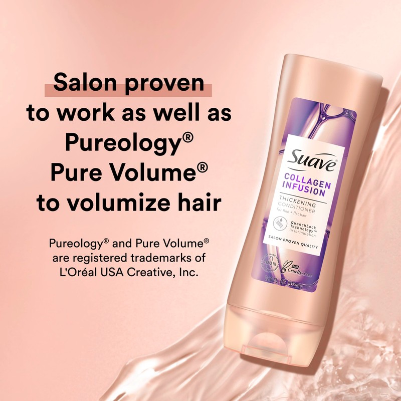 Suave Professionals Thickening Conditioner Collagen Infusion For Fine to Flat
