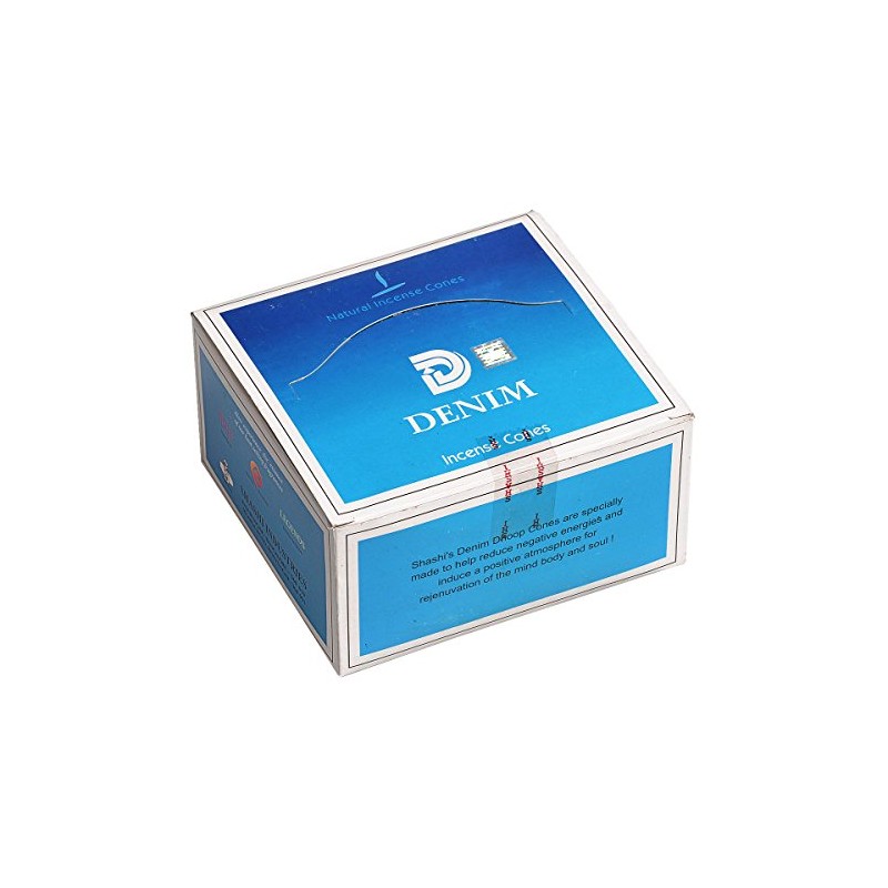 SHASHI Denim, Cone Type, Incense, Set of 12 Boxes