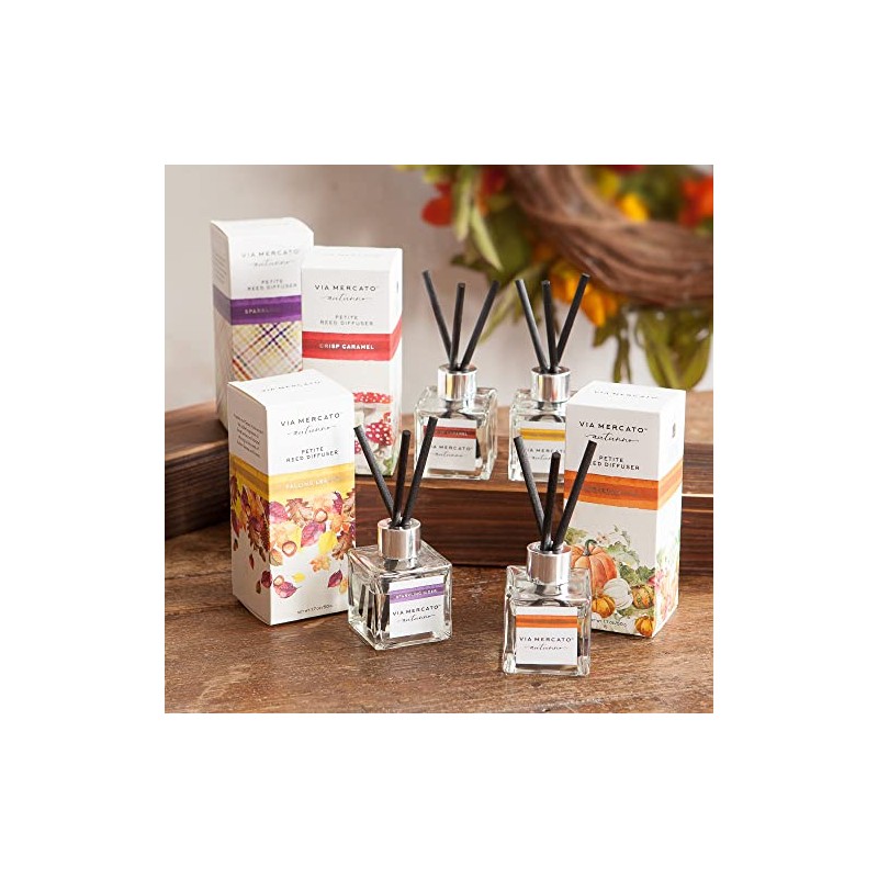 Via Mercato Autunno Home Frangrance Collection, Diffuser, 1.7 Fl oz,