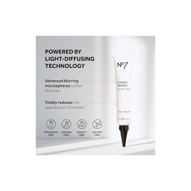 Boots No7 Instant Illusion Wrinkle Filler 1 oz. by No.