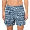 Emporio Armani Men's Standard Printed Pattern 4" Swim Trunk, Macrologo