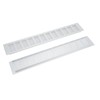 2 Pcs Air Vent Grille Aluminium Alloy Rectangular Ventilation Grill