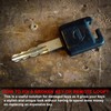 KARENSKEYS Handmade Leather Car Key Cover, Broken Loop Replacement, Sleeve