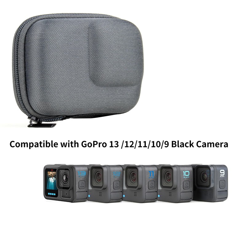 SOONSUN Small Carrying Case for GoPro Hero 9/10/11/12/13 Black, Mini