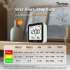Temtop M10+ Indoor Air Quality Monitor, 6-in-1 CO2, PM2.5, VOC