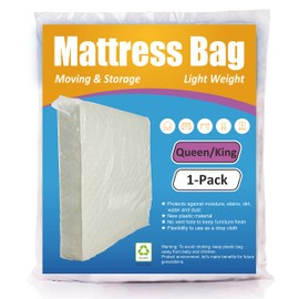 ComfortHome Mattress Bag for Moving and Storage, Fits Queen and King Size Mattress, 1 Pack