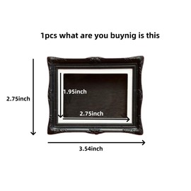 XiXiYang Fridge Refrigerator Magnets Picture Frames, Vintage Style Open the Back Cover and Directly Insert For Photos, Paintings, DIY Specimens, Etc. It Can Placed On the Table,Stuck on Fridge (1)