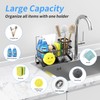 Adurei Kitchen Sink Caddy Sponge Holder for Kitchen Sink SUS304