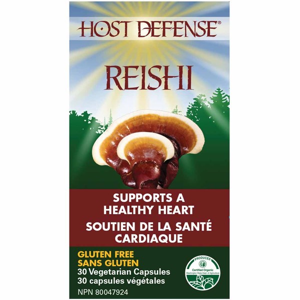 Host Defense Reishi, Supports A Healthy Heart, 120 Capsules
