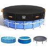 15ft Round Pool Cover Tarp, Solar Pool Covers for Above