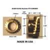 DTM Ariens Compatible Worm Gear & Pin 52402600 524026 Made