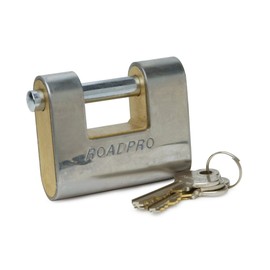 RoadPro RPLH-70 70mm High Security Brass Padlock