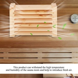 QANYEGN Sauna Room Air Vent, Ventilation Grille Panel Louvers, Sauna Air Vent for Sauna Room Accessories