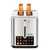 Trisiko Touch Screen Toaster 2 Slice, Stainless Steel Smart Toaster