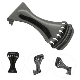 Kisangel 6 String Dobro String Tailpiece Black Durable Replacement for Dobro Echo Guitar and Resonator Guitars Fits All Models