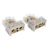 2 Pcs Battery Terminal Connectors 0/2/4/6/8AWG with Shims Protector Cover