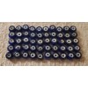 Jumbo Old Cobalt Blue White Heart African Trade Beads 50