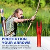 PATIKIL Archery Arrows Nocks 4.2mm, 12 Pack Plastic Insert Arrow