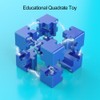 3D Quadrate Shape Decompression Toy Assemble Logical Thinking Educational ToyBlue