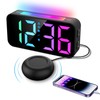 UPOWA Extra Loud Alarm Clock with Bed Shaker for Heavy