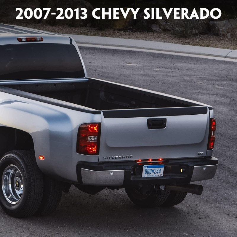 Huray Taillight For 2007-2013 Chevy Silverado Replacement Driver Side and