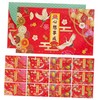 LALAFINA 12pcs Money Bag Wide Application Festival Red Packet Money