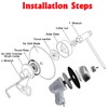 Fifatopo Blade Adapter Attachment Maintenance Kit for S-tihl String Trimmers,