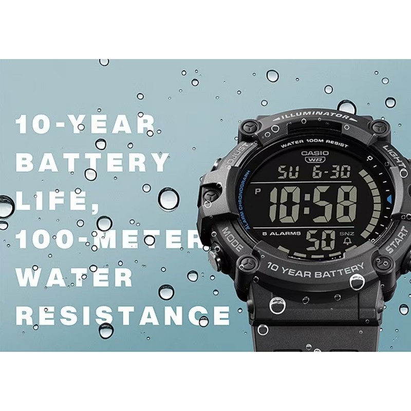 Casio AE1500WH-8B Chronograph Illuminator Men's Watch