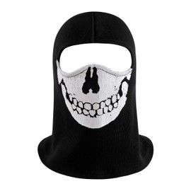 Ghost Team Mask Balaclava Costume Skull Face Windproof Ski Mask Motorcycle Face Masks Black