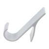 6 Pieces Bath Hook Holder Plastic Heated Towel Rail Radiator