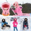 AYPOW Children's Winter Thermal Fleece Balaclava 4-12 Years, Multifunctional Windproof