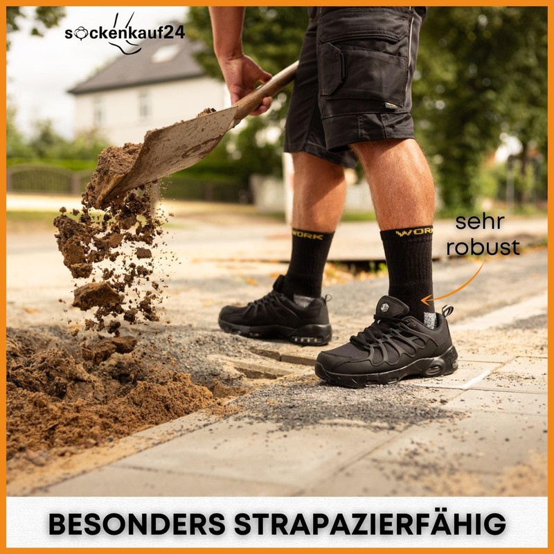 Men's Work Socks (10 or 20 Pairs) Work Socks, Cotton