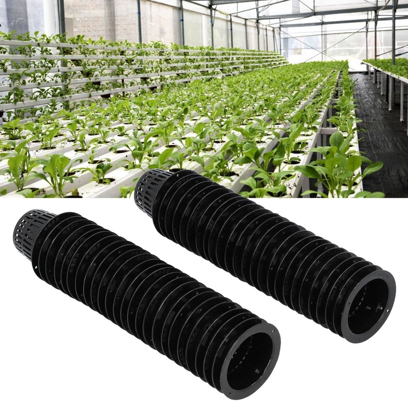 50PCS Planting Basket Mesh Pot Round Plant Grow Hydroponic Containers