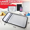 Upgraded Fireproof Document Bag with Two Pockets, KANCOKIT 15"x11" Waterproof
