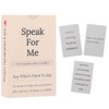 Conversation Cards for Couples Games - 54PCS Speak For Me