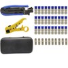 Professional Coax Cable Crimper Kit with Wire Stripper & RG6