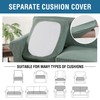 H.VERSAILTEX 4 Piece Stretch Sofa Covers for 3 Cushion Couch