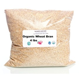 Wheat Bran, 4 Pounds USDA Certified Organic, Non-GMO Bulk
