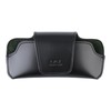 URIZZD Sunglass Holder for Car Visor, Car Sunglasses Holder Leather,
