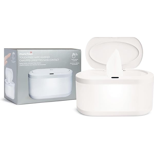 Munchkin Touch Free Baby Wipe Warmer with Nightlight & Motion