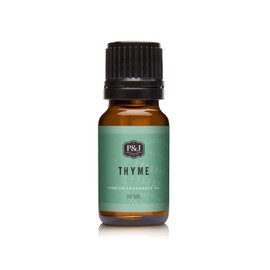 P&J Trading Fragrance | Thyme Oil 10ml - Candle Scents for Candle Making, Freshie Scent, Soap Making Supplies, Diffuser Oil Scents