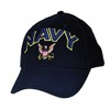 EAGLE CREST Navy Cap with Logo. Navy Blue